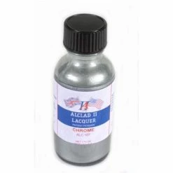 ALCLAD II LACQUERS ALC107 ALCLAD II LACQUER 1oz. Bottle Chrome Lacquer For Plastic