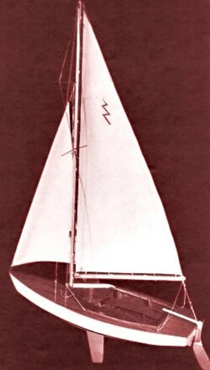 DUM1110 Dumas Lightning Sailboat Kit 19"
