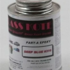 KLA310 KLASS KOTE PART A EPOXY DEEP BLUE 8 OZ.