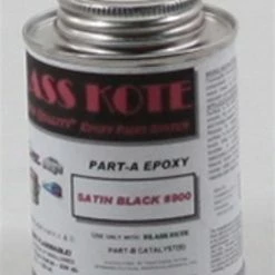 KLA900 KLA900 KLASS KOTE PART A EPOXY SATIN BLACK 8 OZ.