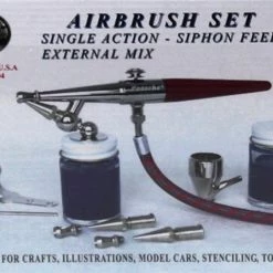 PASHSET PAASCHE SINGLE ACTION AIRBRUSH SET