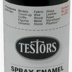 TES1245 Testors Spray White 3 Oz