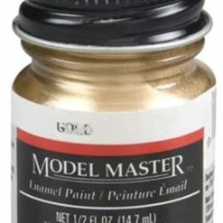 TES1744 Testors Model Master Gold 1/2 Oz