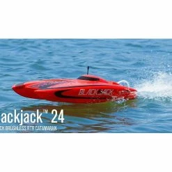 PRO BOAT PRB08007 ProBoat Blackjack 24-inch Catamaran Brushless: RTR