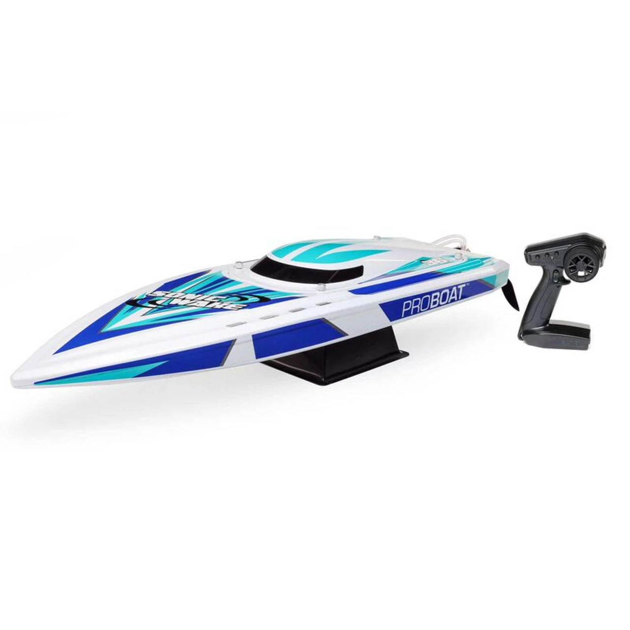 PRO BOAT PRB08032V2T2 PROBOAT Sonicwake V2 36" Self-Righting Brushless Deep-V RTR, White
