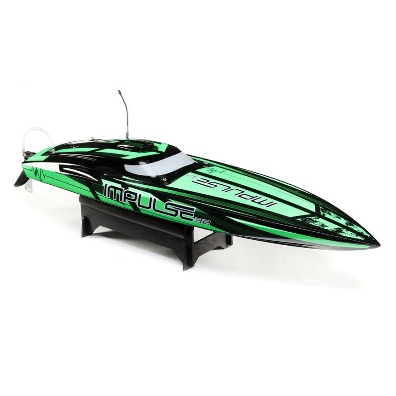 PRO BOAT PRB08037T1 ProBoat Impulse 32" Brushless Deep-V RTR With Smart, Black/Green - Image 8