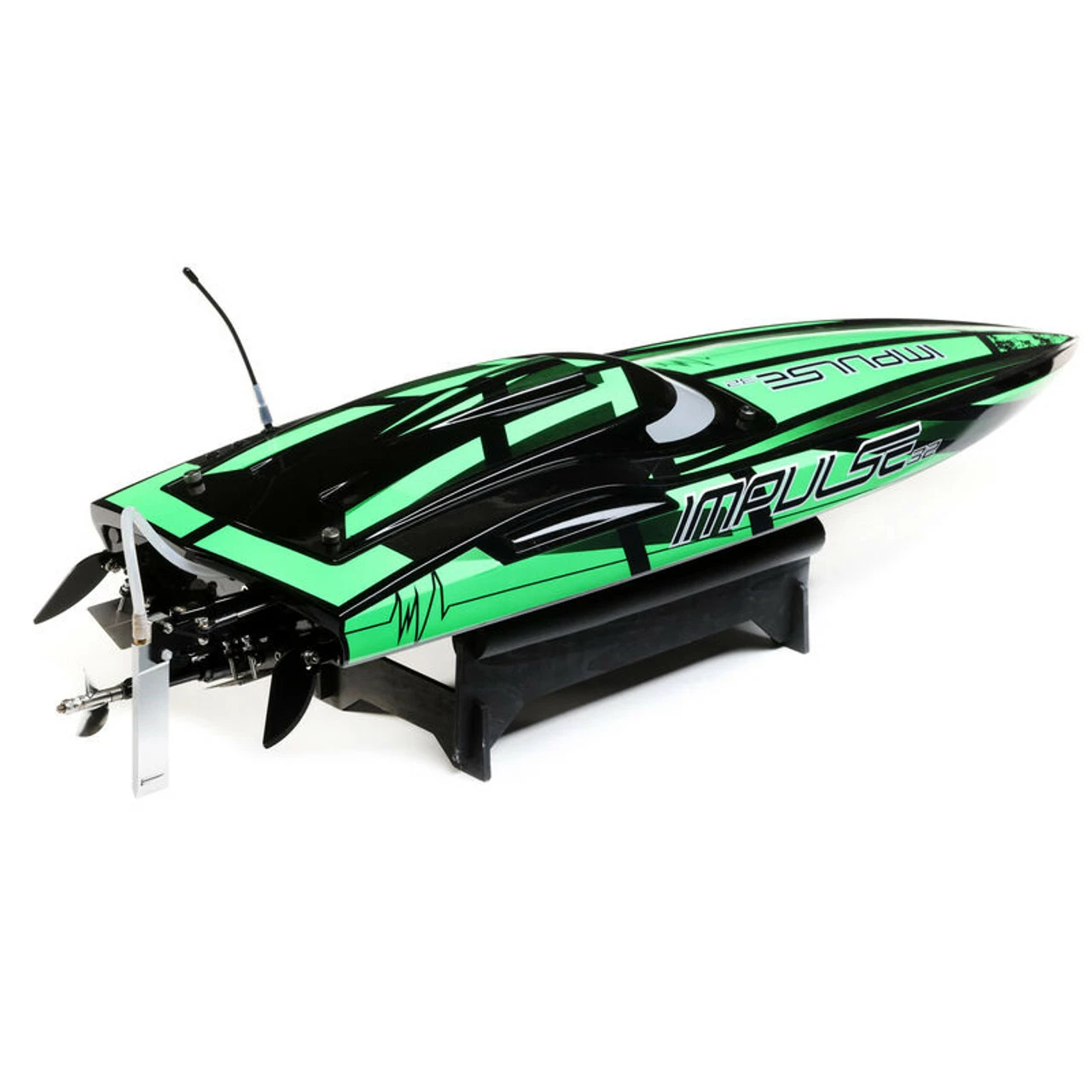 PRO BOAT PRB08037T1 ProBoat Impulse 32" Brushless Deep-V RTR With Smart, Black/Green - Image 6