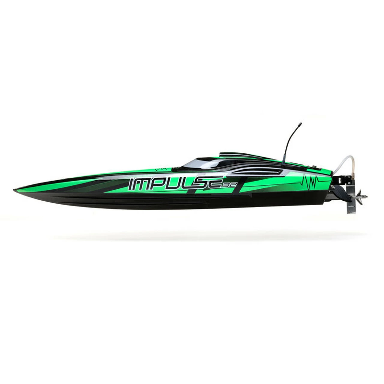 PRO BOAT PRB08037T1 ProBoat Impulse 32" Brushless Deep-V RTR With Smart, Black/Green - Image 3