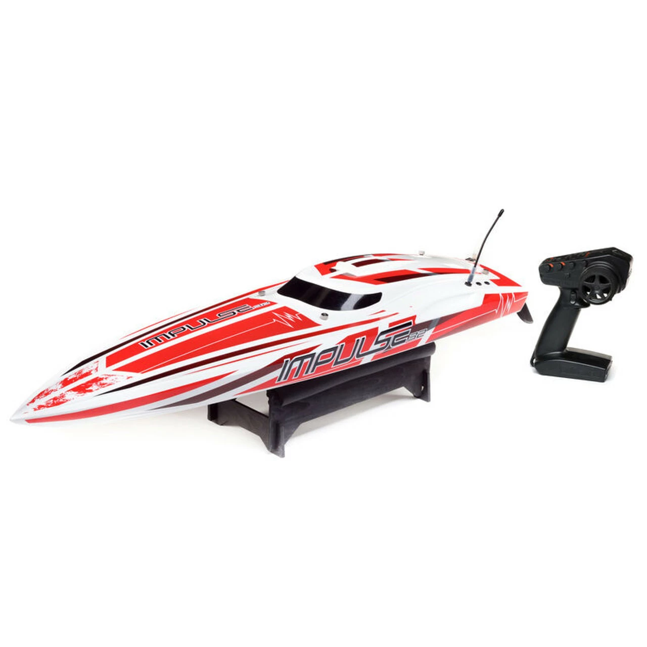 PRO BOAT PRB08037T2 ProBoat Impulse 32" Brushless Deep-V RTR With Smart, White/Red - Image 10