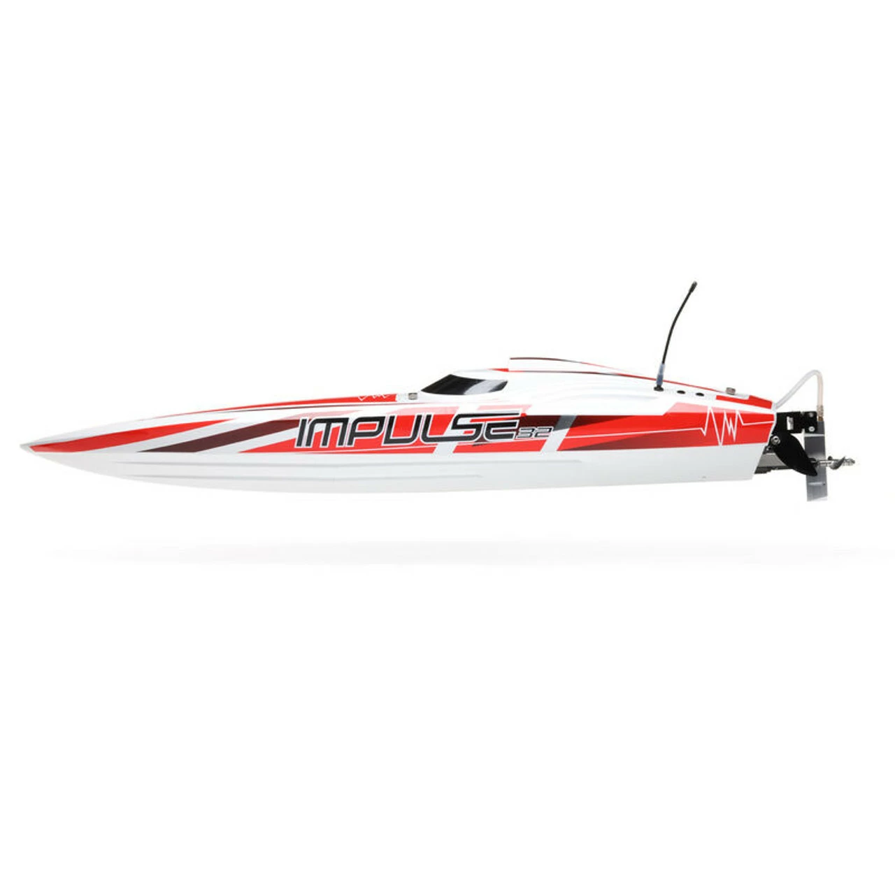 PRO BOAT PRB08037T2 ProBoat Impulse 32" Brushless Deep-V RTR With Smart, White/Red - Image 3