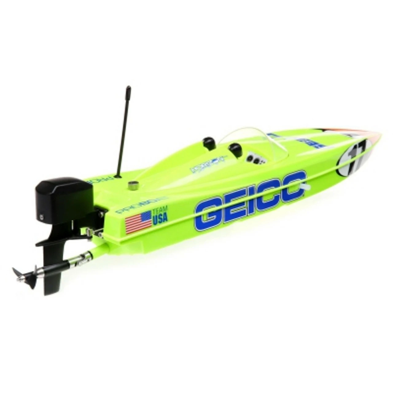 PRB08044T1 Pro Boat Miss GEICO 17 Power Racer DeepV W/SMART Charger & Battery - Image 4