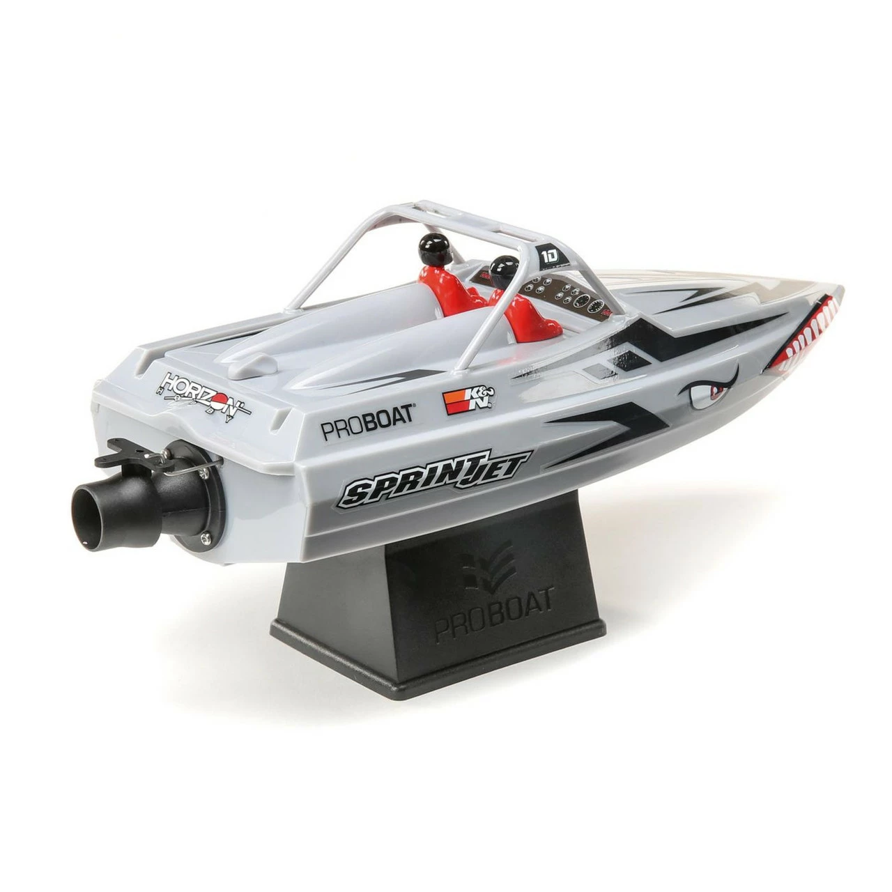 PRB08045T1 Pro Boat Sprintjet 9 Inch Self-Righting RTR Electric Jet Boat (Silver) - Image 8