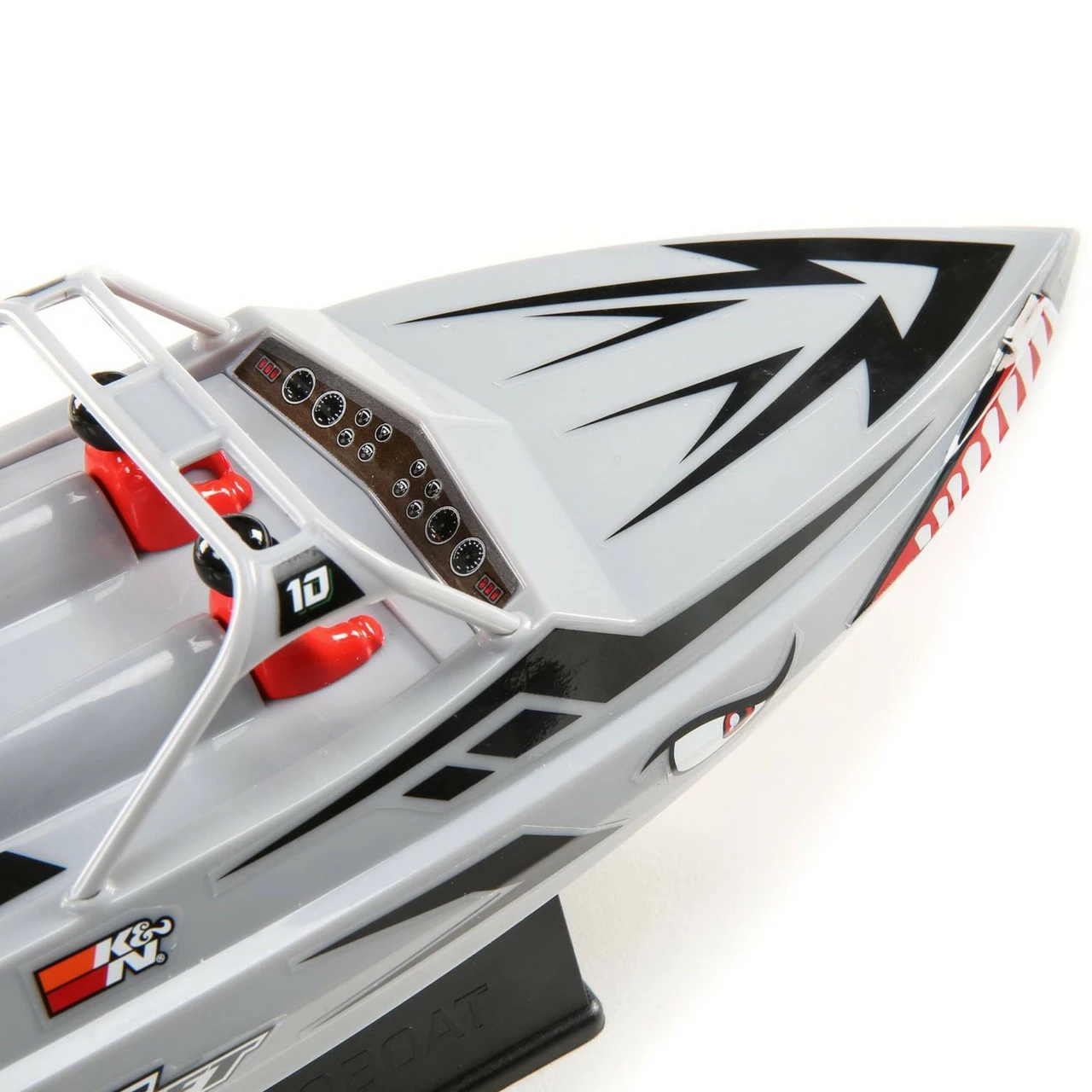 PRB08045T1 Pro Boat Sprintjet 9 Inch Self-Righting RTR Electric Jet Boat (Silver) - Image 4
