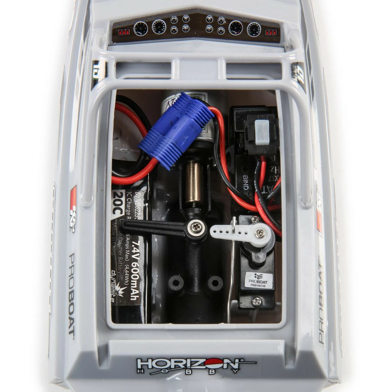 PRB08045T1 Pro Boat Sprintjet 9 Inch Self-Righting RTR Electric Jet Boat (Silver) - Image 2