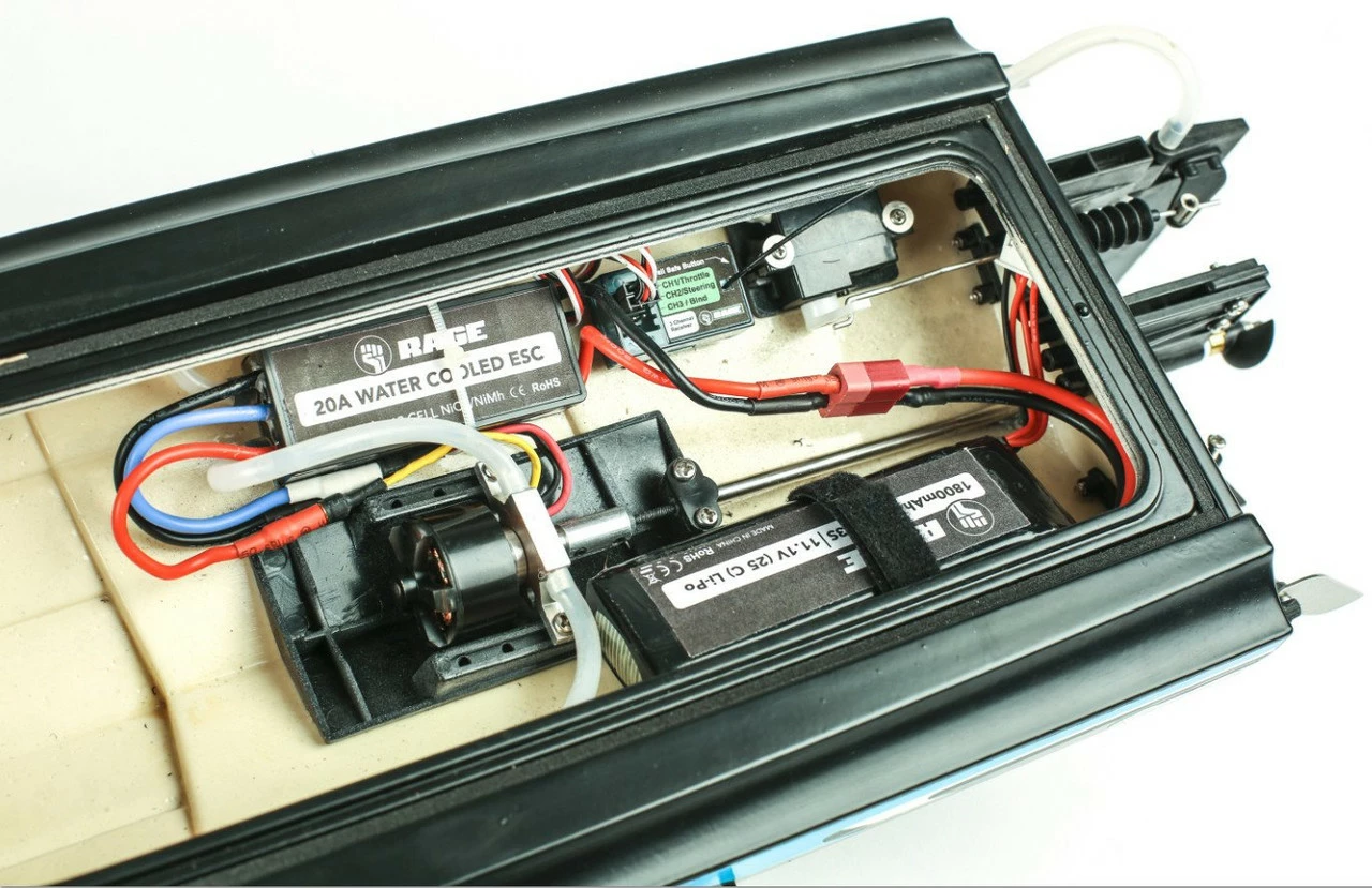 RGRB1205 Rage R/C - Rage RC Black Marlin Brushless RTR Boat - Image 2