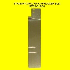 SPDR-012-DU SpeedMaster Straight Back Dual Pick Up Rudder Blade