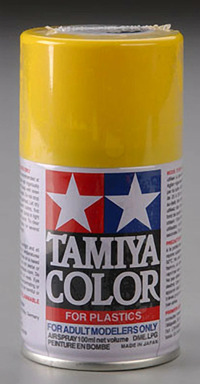 TAM85016 Tamiya Spray Lacquer TS-16 Yellow 3 Oz