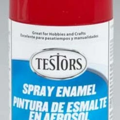 TES1629 Testors Spray Custom Red Metalic Flake 3 Oz