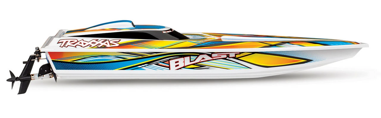 TRA38104-1ORG TRAXXAS Blast 24" High Performance RTR Race Boat - Orange - Image 6