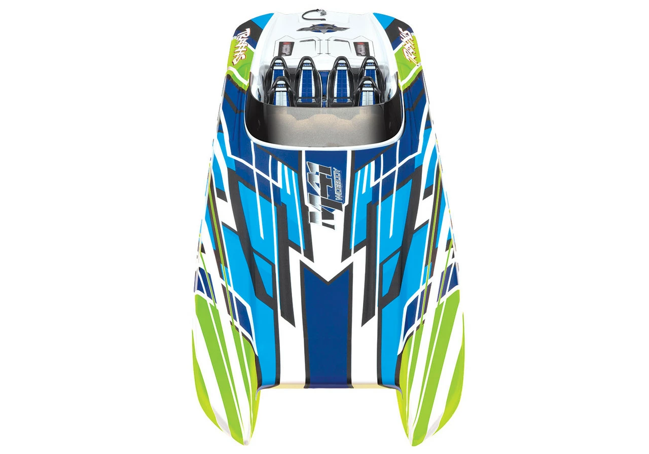TRA57046-4GRNX TRAXXAS M-41 Catamaran RTR TQI - Green X - Image 6