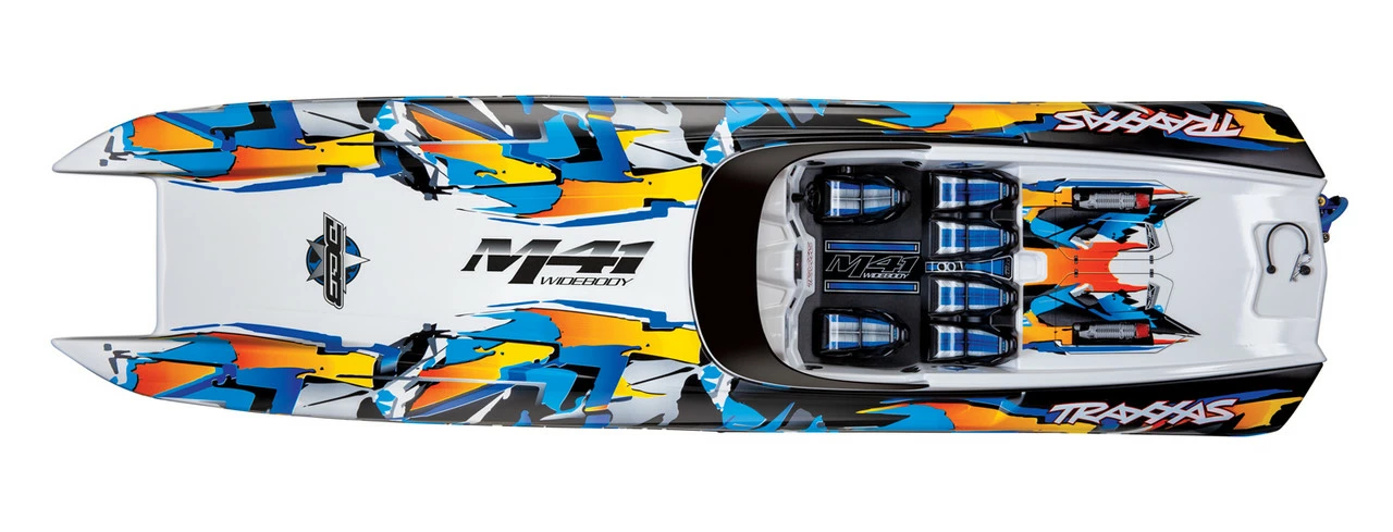 TRA57046-4OR TRAXXAS M-41 CATAMARAN RTR TQI ORANGE - Image 2