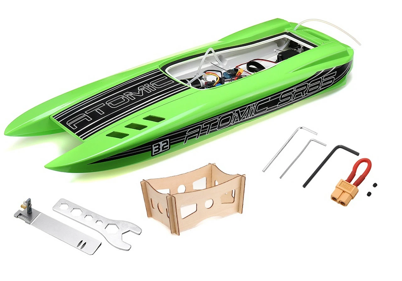 VOL79105 Volantex RC ATOMIC SR85 56mph Super High Speed Boat With Auto Roll Back Function And All Metal Hardware 798-3 ARTR - Image 4