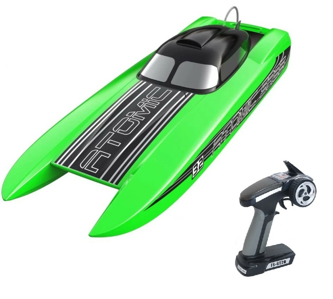 VOL79105 Volantex RC ATOMIC SR85 56mph Super High Speed Boat With Auto Roll Back Function And All Metal Hardware 798-3 ARTR
