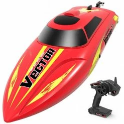 VOLANTEX RC VOL79108 VOLANTEXRC Vector30 Mini Sefl-righting RC Boat RTR Red