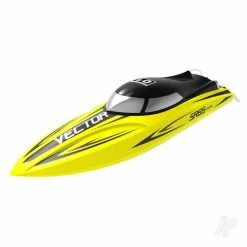 VOL79114 VOLANTEX RC RACENT VECTOR SR65 Brushed Radio Controlled Power Boat - Yellow